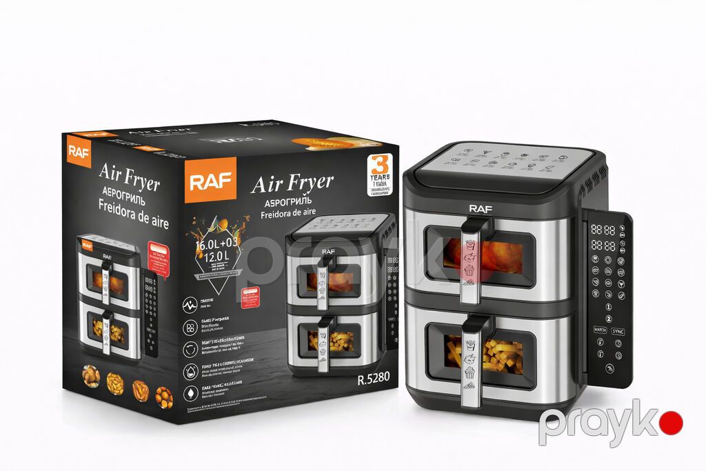 313 Məhsulun adı: Aerofritür 2800 W qara-gümüşü Brend: No Brand — Frilyör, Bakı (2)