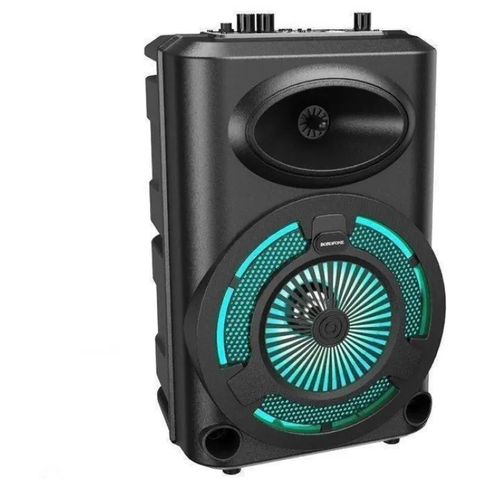 Borofone DR03 Portativ Bluetooth Dinamik 10W LED İşıqlı Musiqi Sistemi — Mallar, Bakı (2)