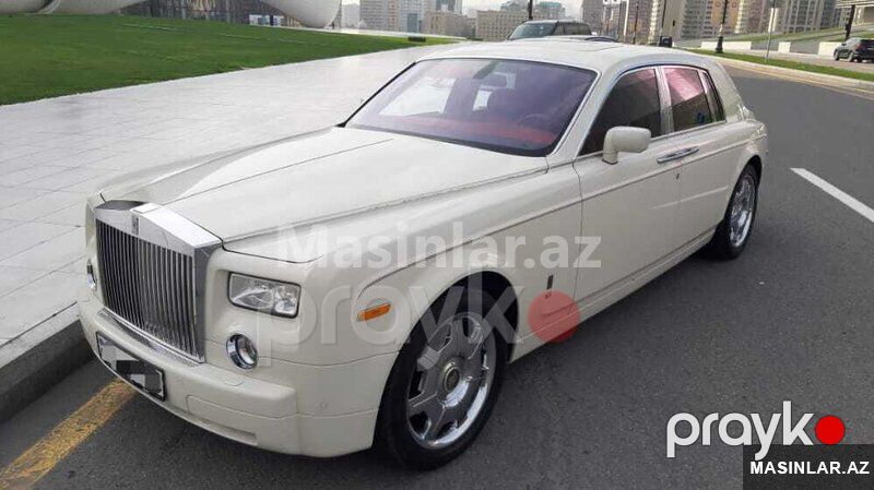 Rolls Royce phantom white, 2012 il — Minik avtomobili icarəsi, Bakı (9)