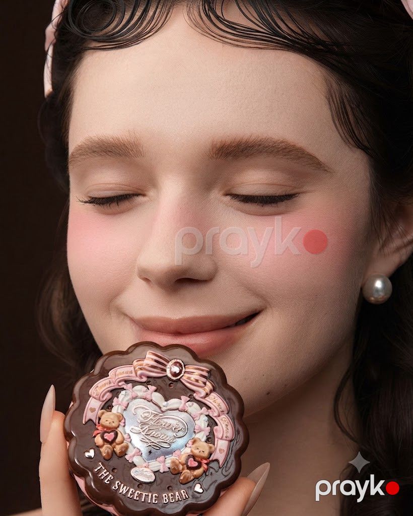 Ənlik Flower Knows The Sweetie Bear Silk Satin 04 Berry Parfait — Mallar, Bakı (2)