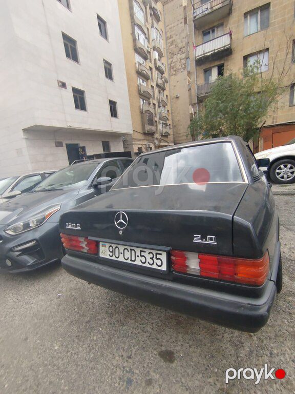 Mercedes 190, 2.0 L, 1991 il, 400 000 km 90-CD-535 — Avtomobillər, Bakı (2)
