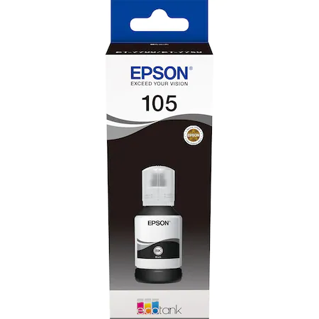 Epson 105 EcoTank Black Ink Bottle (C13T00Q140) — Bakı