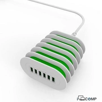 Ldnıo 7A USB Auto-ID Compatible charger 6 port USB — Kabelləri, adapterlər və keçidçilər, Bakı (2)