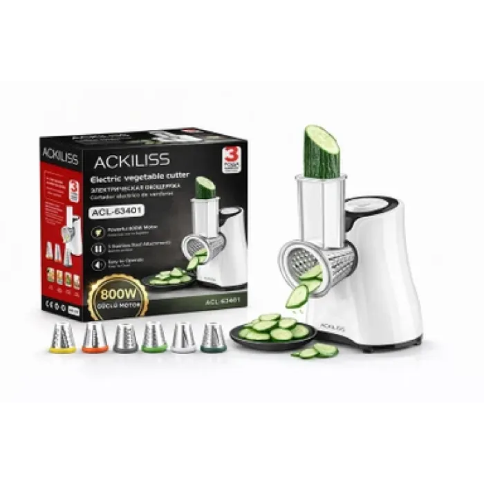 Tərəvəz Doğrayıcı Ackiliss ACL-63401 800W Yüksək Güclü Mətbəx Rondosu — Bakı