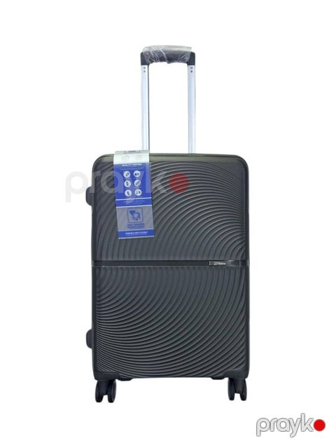 2755 Məhsulun adı: Çamadan polipropilen, qara, ölçü M, 69x39x22 sm — Bakı