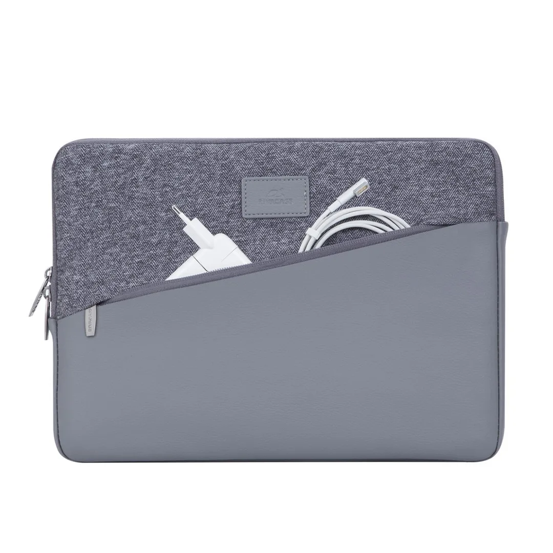 Çanta Rivacase 7903 Grey MacBook Pro and Ultrabook sleeve 13.3"/12 — Mallar, Bakı (4)