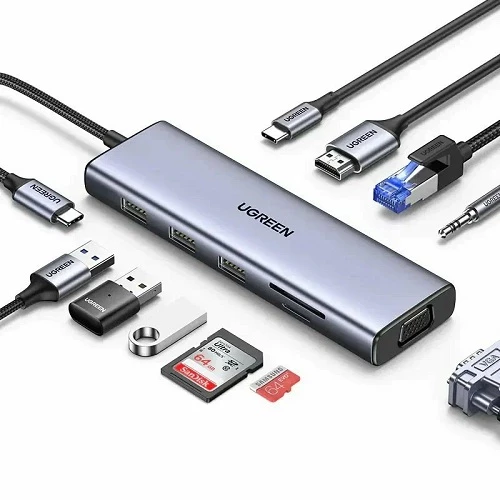 Ugreen CM498 (15601) Powered Usb-c Switch — Kabelləri, adapterlər və keçidçilər, Bakı (2)