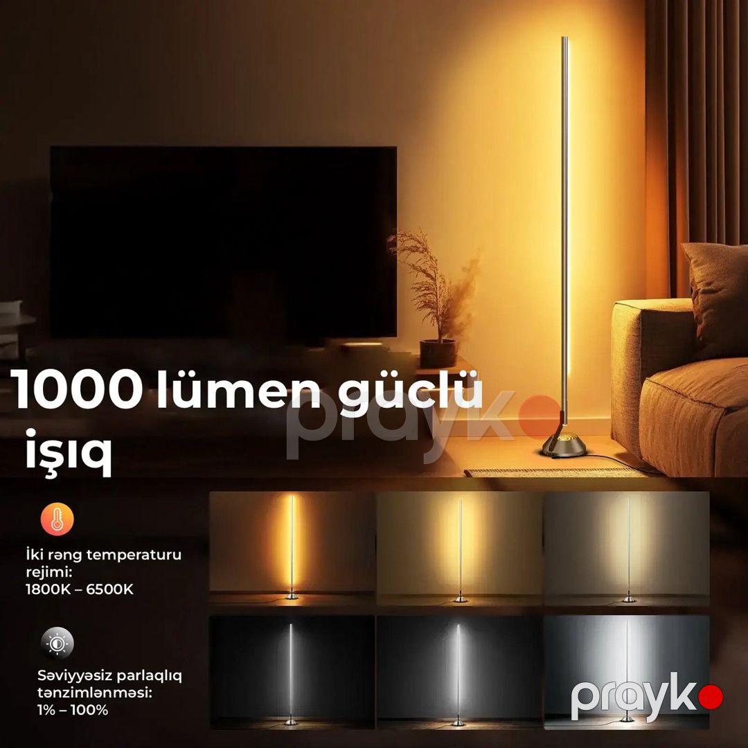 Ağıllı döşəmə lampası Neewer NF04 Rgbw — İşıqlandırma, Bakı (4)