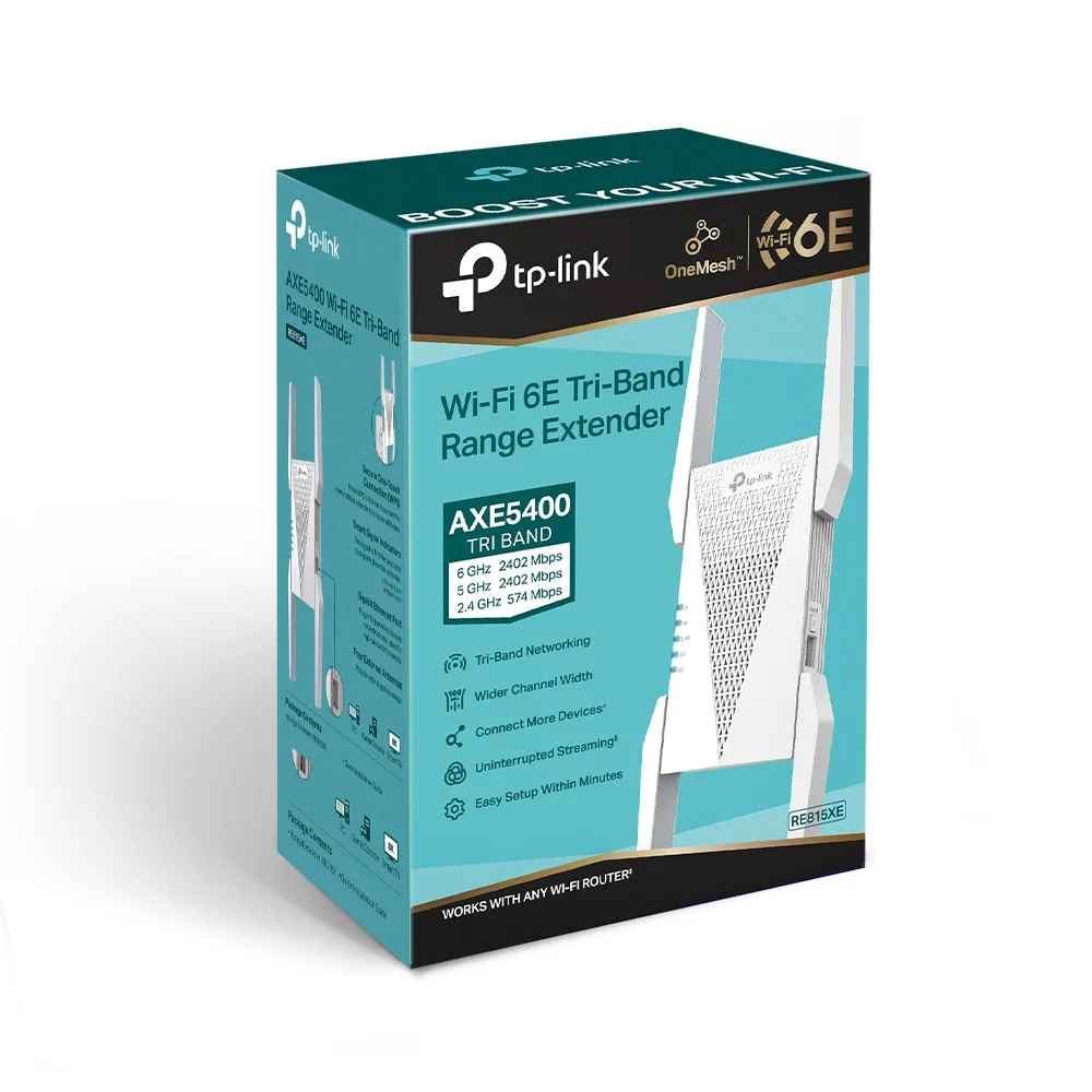 TP-Link - RE815XE AXE5400 Mesh WiFi 6E Range Extender) — Mallar, Bakı (5)