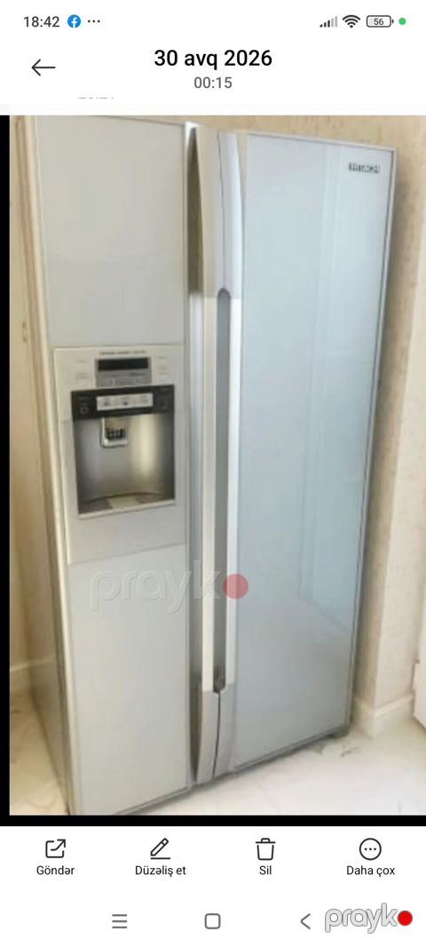 Samsung Side-by-Side soyuducu - İki qapılı, geniş tutumlu — Bakı