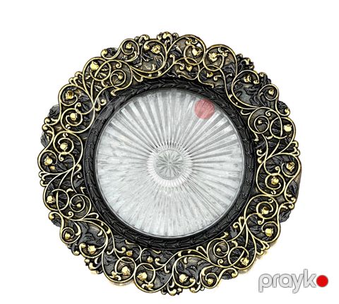 Süfrə xalçası B6VL, 30 sm, plastik, qızılı/qara — Bakı