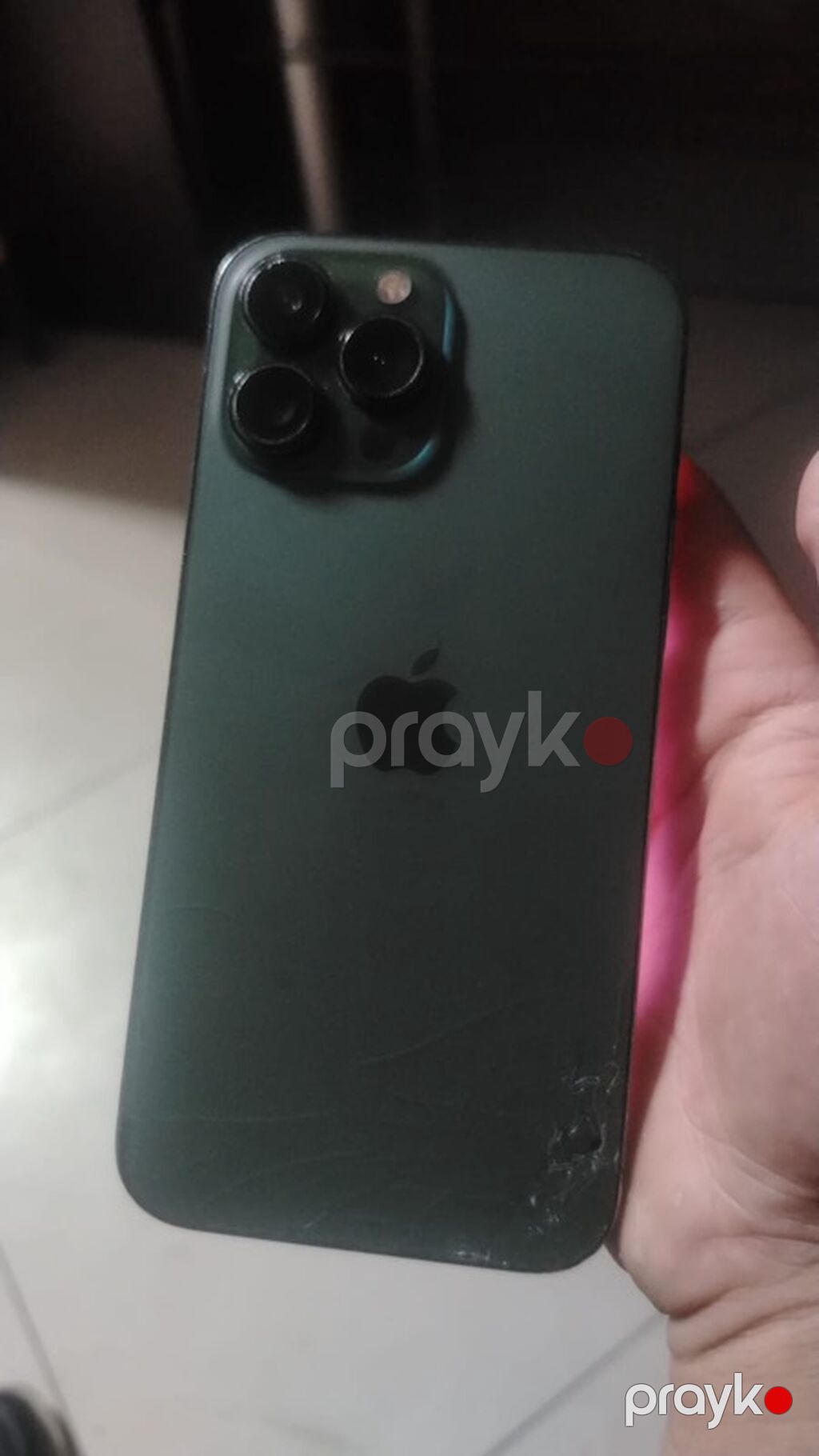 IPhone 13 Pro Max, Yaşıl, Qırıq — Apple iPhone, Bakı (3)