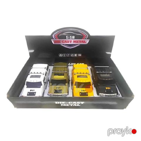 Oyuncaq maşın Dəmir, 1:18 miqyaslı model, die-cast metal, fərqli rənglərdə, realistik dizayn, 3+ yaş - YT- 353-21 — Bakı