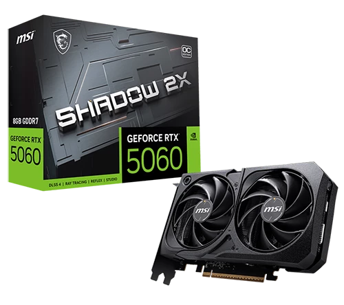 MSI GeForce RTX 5060 8G Shadow 2X OC 8GB 128bit — Bakı