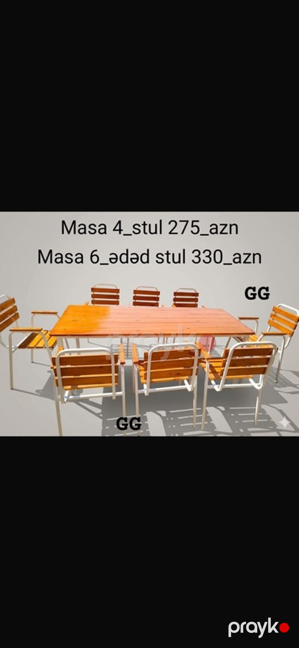 Mebel kateqoriyası – masa və oturacaq dəstləri 1) 4 nəfərlik yemək — Masalar və stullar, Bakı (4)