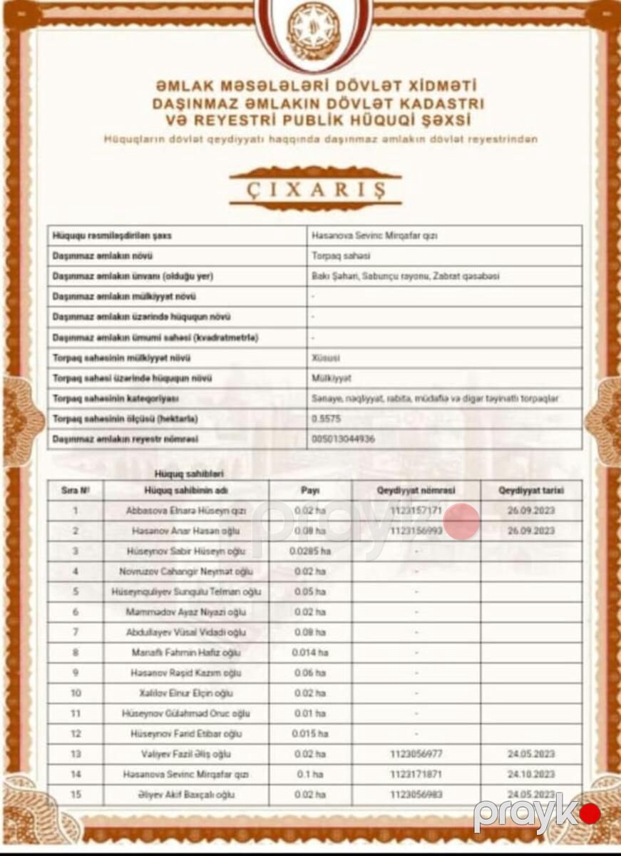 Satılır torpaq 40 sot — Torpaq, Bakı (3)
