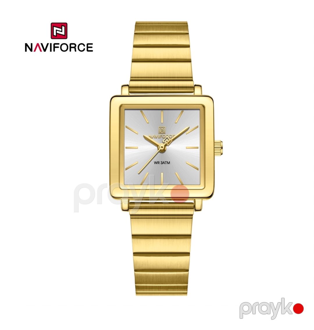 Qadın qol saatı Naviforce NF5048 Gold/White — Mallar, Bakı (2)