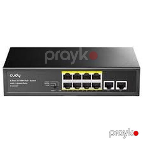 8830 Məhsulun adı: Kommutator Cudy FS1010P 8-Port 10/100M PoE — Bakı