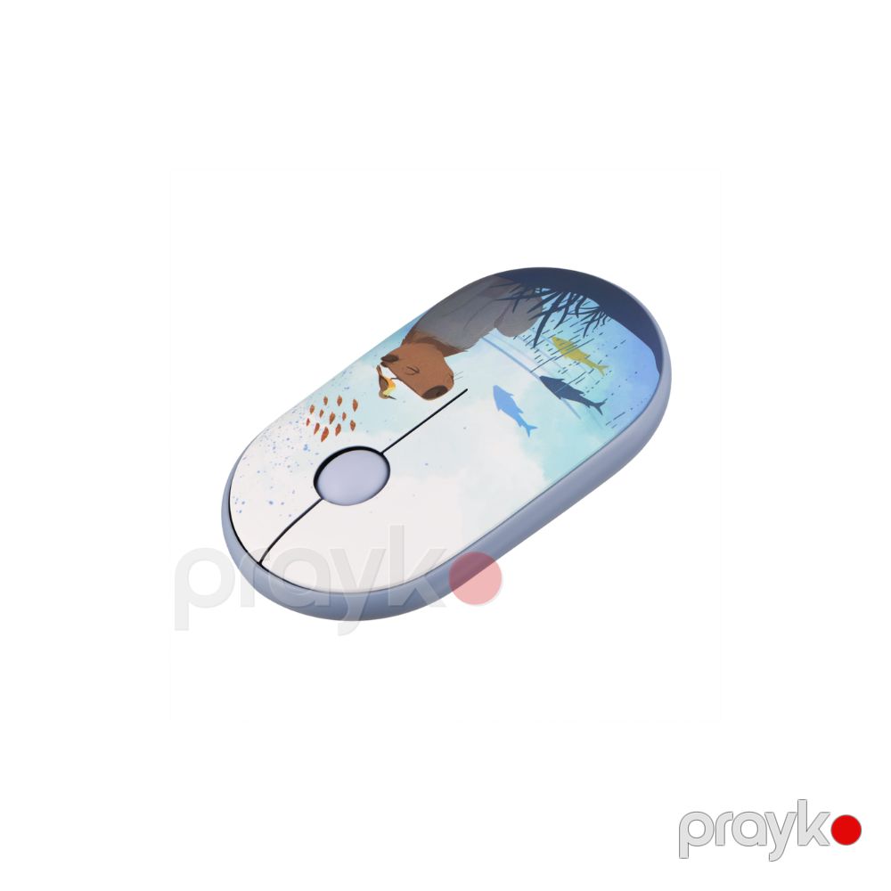 2E Mouse MF300 capybara:swım Silent wl bt, Blue (2E-MF300WCAPIBARABL) — Periferik cihazlar, Bakı (2)