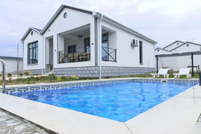 Kirayə verilir 4 otaqlı Həyət evi 130 m² Qəbələ — Ev, villa, Qəbələ (7)