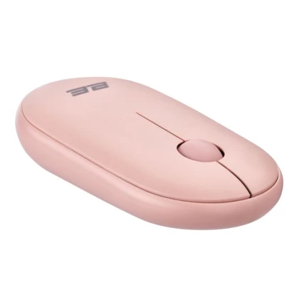 2E MF300 Silent WL BT Mallow pink (2E-MF300WPN) Wireless Mouse — Klaviaturalar və siçanlar, Bakı (3)
