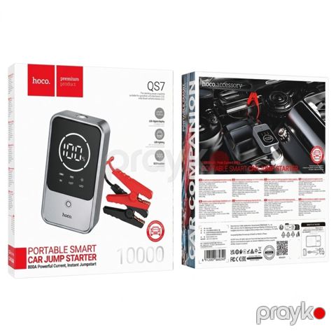 Car jumper Hoco QS7 Source Jump Starter 10000mAh 800A Powerbank — Bakı