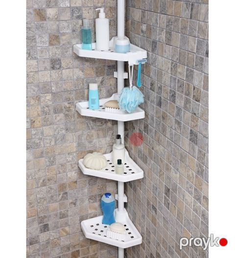 Hamam otağı üçün rəf 2409, plastik, ağ — Bakı