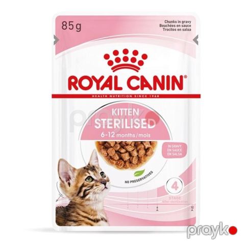Nəm yem Royal Canin Kitten sterilizasiya olunmuş 6-12 aylıq pişik balaları üçün, 85 q — Bakı