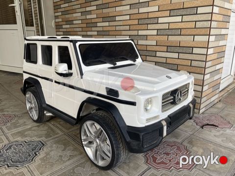 Uşaq üçün elektrikli avtomobil – Mercedes-Benz G-Class stilində — Masazır