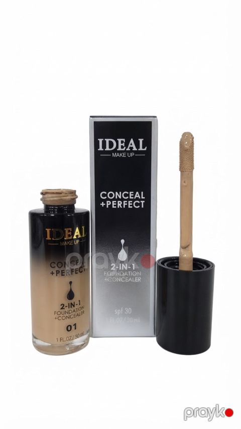 Tonal krem Ideal Conceal + Perfect 01, 30 ml — Bakı