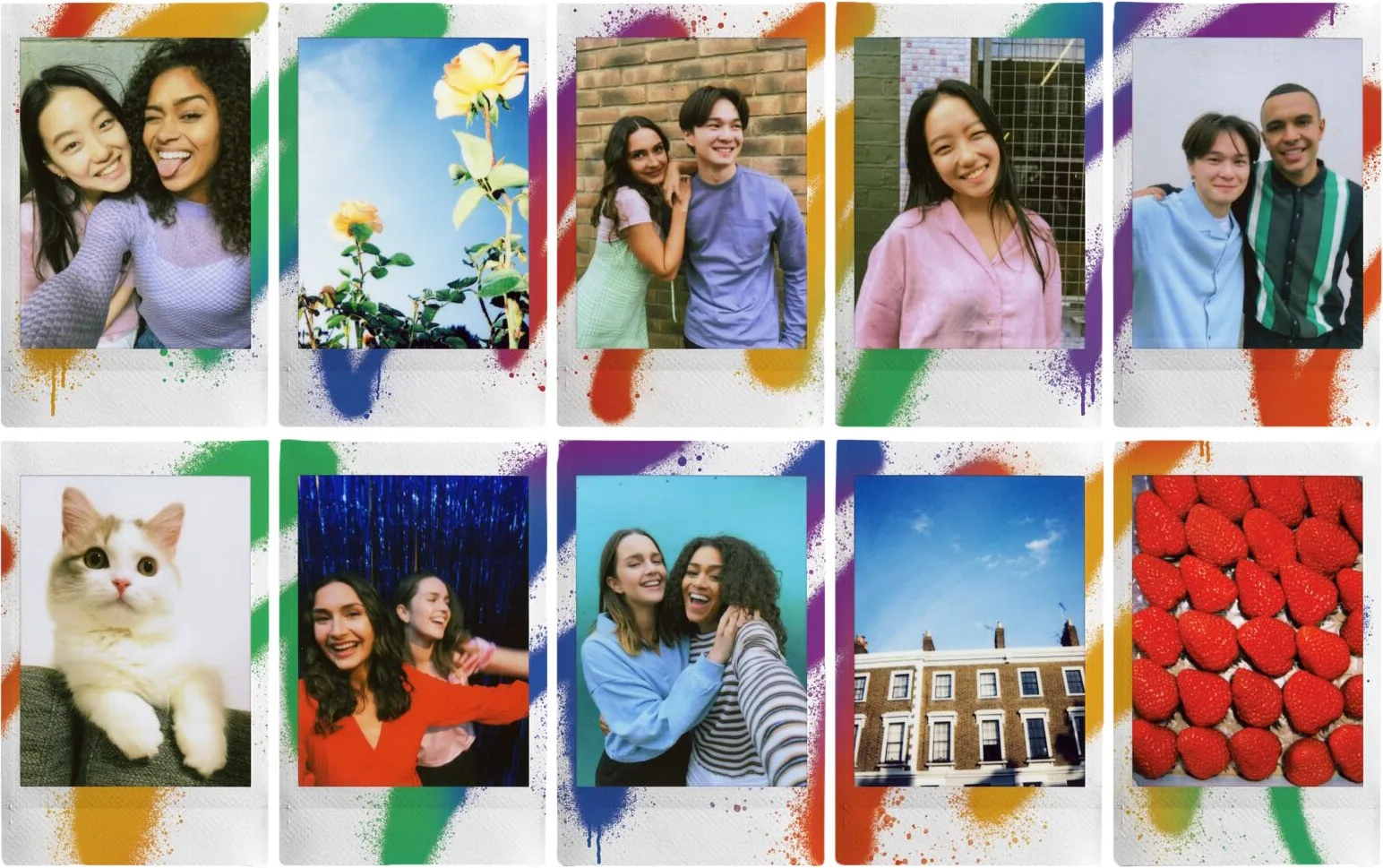 Photo Paper Instax Mini Spray Art 10 sheets — Mallar, Bakı (3)