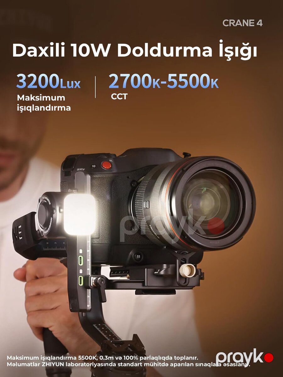 Zhıyun Crane 4 Combo — Foto və video texnikası, Bakı (4)