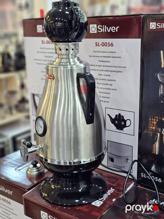 Elektrikli samovar "Silver" — Ev texnikası, Bakı (7)