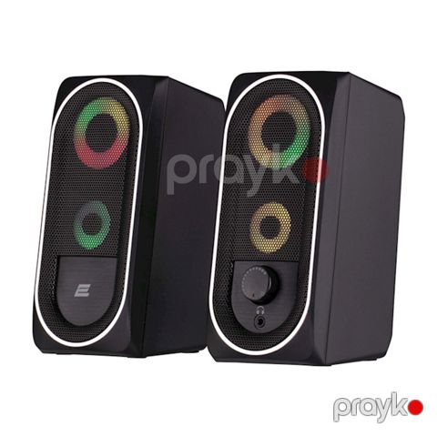2E Multimedia speaker PCS234 RGB, 2.0, USB, Black (2E-PCS234BK) — Bakı