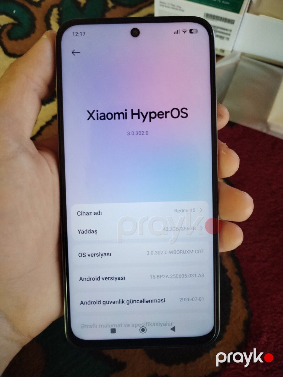 Xiaomi Redmi Note 15 Black 256GB/8GB — Smartfonlar, Cəlilabad (2)