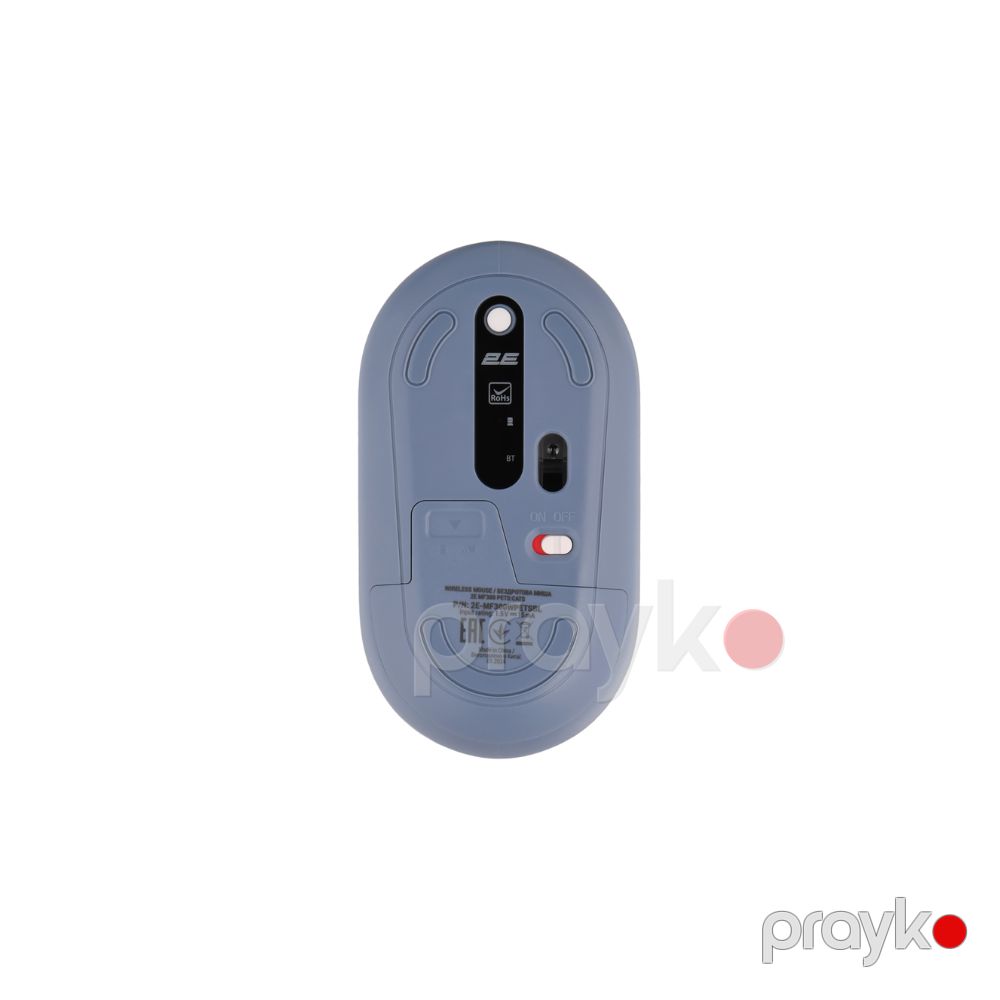 2E Mouse MF300 pets:cats Silent wl bt, Blue (2E-MF300WPETSBL) — Periferik cihazlar, Bakı (3)