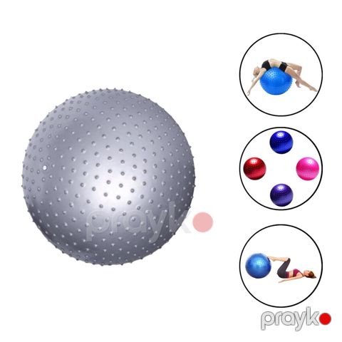 7010 Məhsulun adı: Fitnes topu Gymnic 1062 tikanlı, PVC, boz, 85 sm