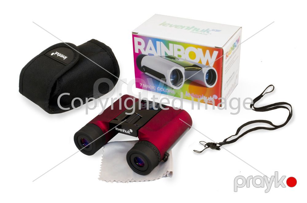 Binokl Levenhuk Rainbow 8x25 Red Berry 67693 — İdman, hobi, istirahət, Bakı (5)