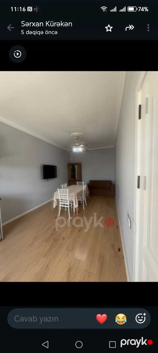 2-otaqlı yeni tikili kirayə verilir, Çerkaski küç., 45 m² — Mənzil, Sumqayıt (8)