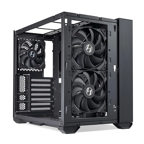 Lian Li O11 Air Mini Black Computer Case — Korpuslər, Bakı (2)