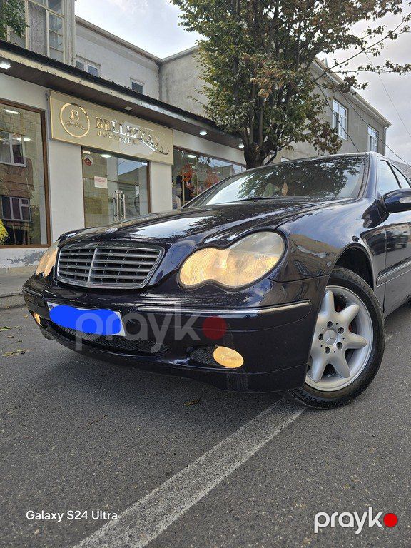 Mercedes C 200, 2.0 L, 2000 il, 365 000 km — Avtomobillər, Quba (2)