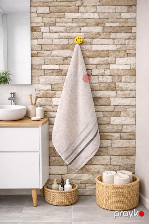 Dəsmal SH3, pambıq, bej, 50x90 sm — Bakı