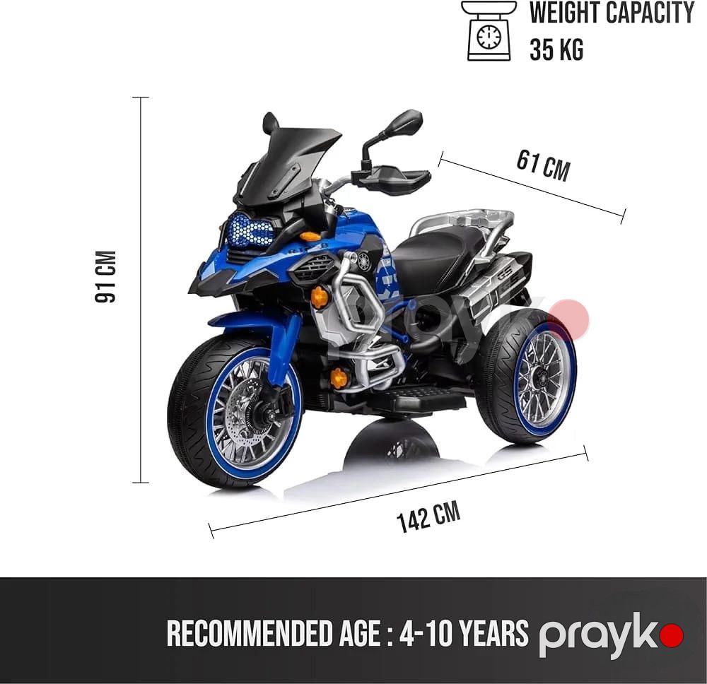 Uşaq elektrik motosikli Adventure Rider GS Pro Max VP_088 Blue — Mallar, Bakı (2)