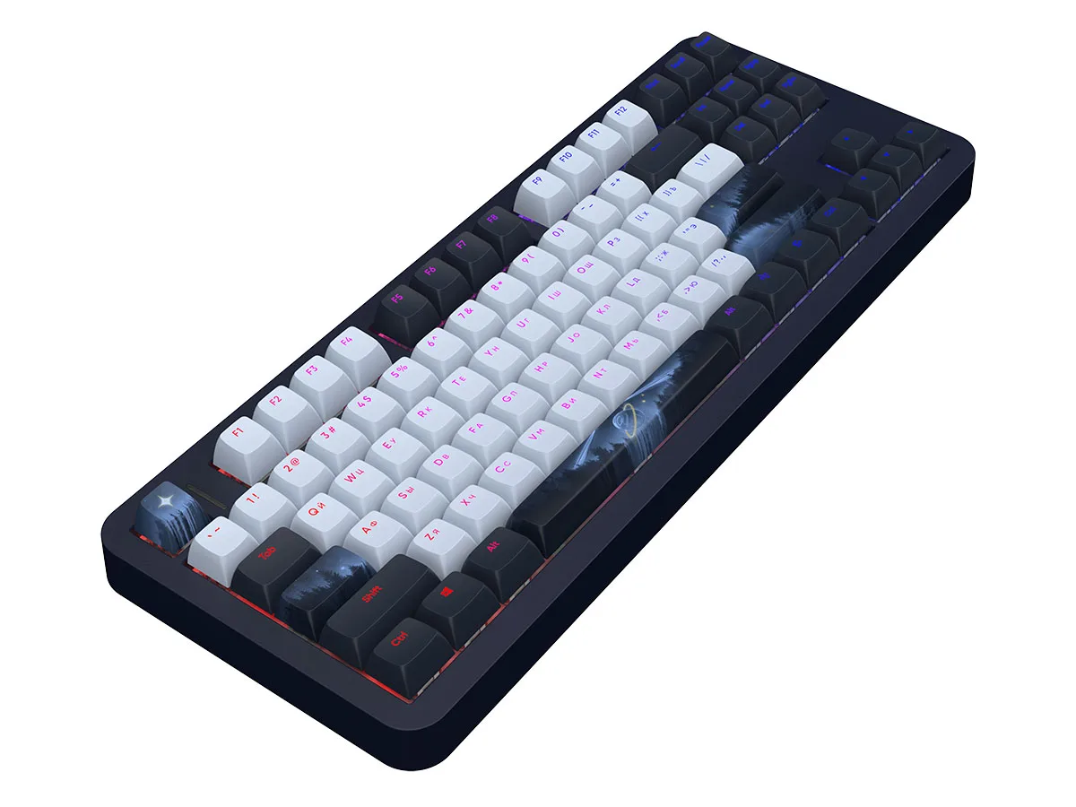 Wired keyboard Red Square Alumix TKL Classic Serenity [g3ms Aquamarine] (RSQ-20053) Black — Mallar, Bakı (6)