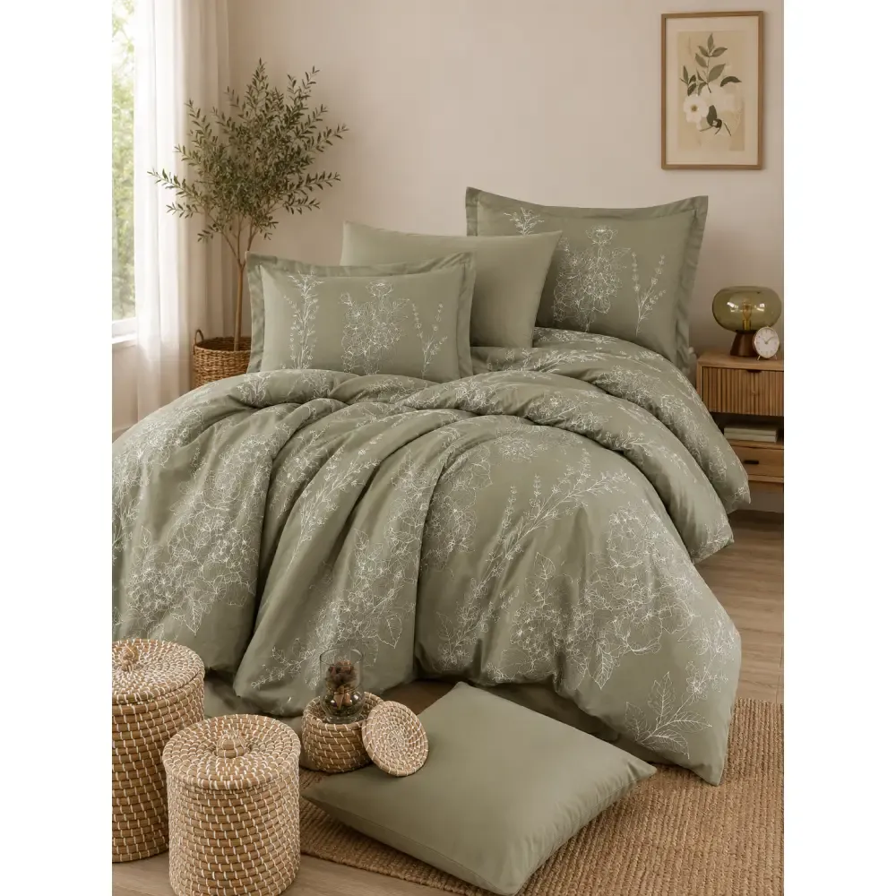 Yataq dəsti Mollis Linen, iki nəfərlik, Vinya (8681727358203) — Bakı