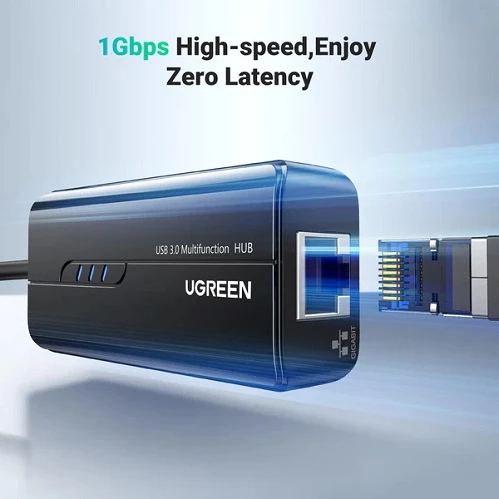 Ugreen 20265 (830551) USB Network Adapter & Hub — Routerlər, Bakı (2)