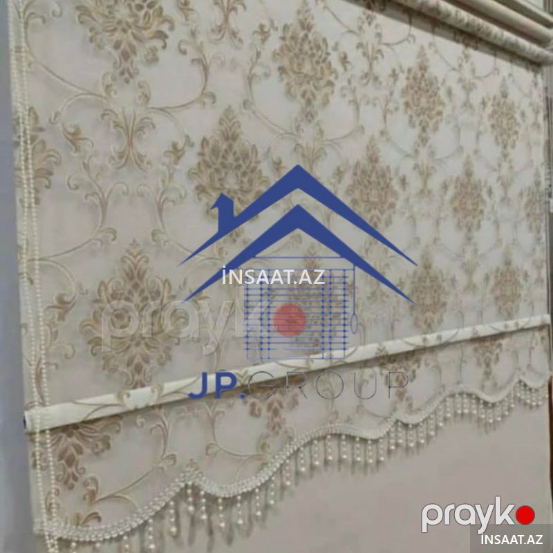 İkili stor jalüz — Pəncərələr, qapılar, balkonlar, Bakı (2)