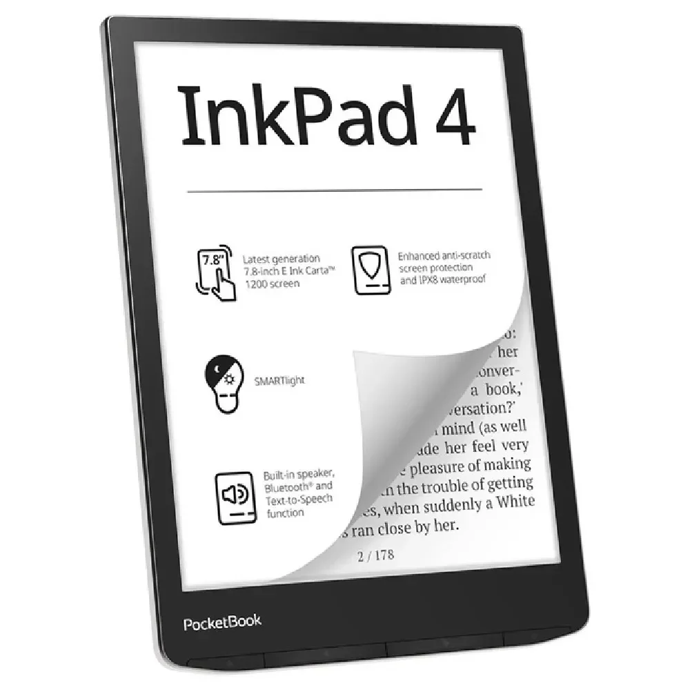 Elektron kitab e-reader PocketBook PB743G Stardust Silver — Mallar, Bakı (2)