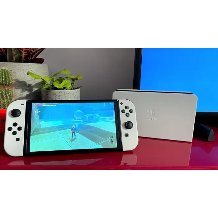 Nintendo Switch OLED Portativ Oyun Konsolu 64GB Wi-Fi HDMI — Bakı