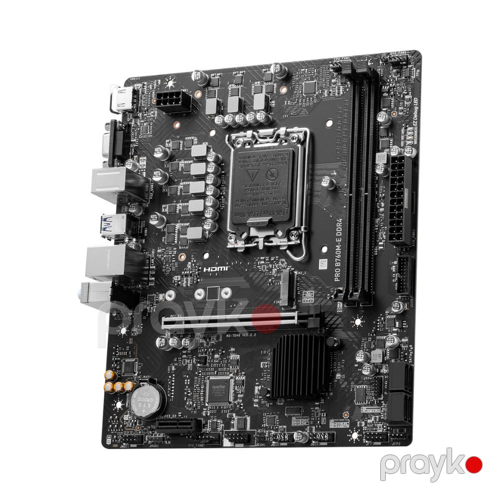 Ana plata MSI PRO B760M-E DDR4 (911-7D47-025) — Ana platalar, Bakı (3)